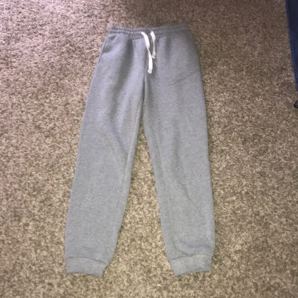 Grey sweatpants